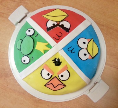 עוגת שוקולד angry birds