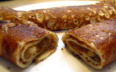 בלינצ'ס ממולא בתפוחי עץ