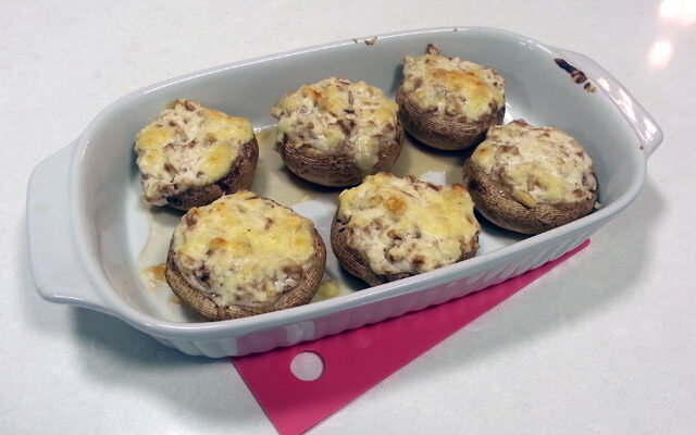 פטריות ממולאות בגבינות