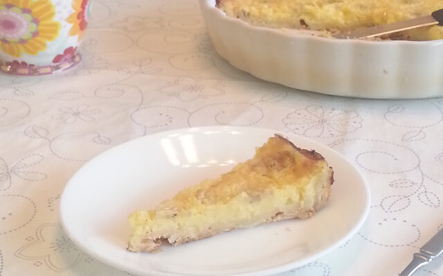 טארט פסיפלורה ובננה