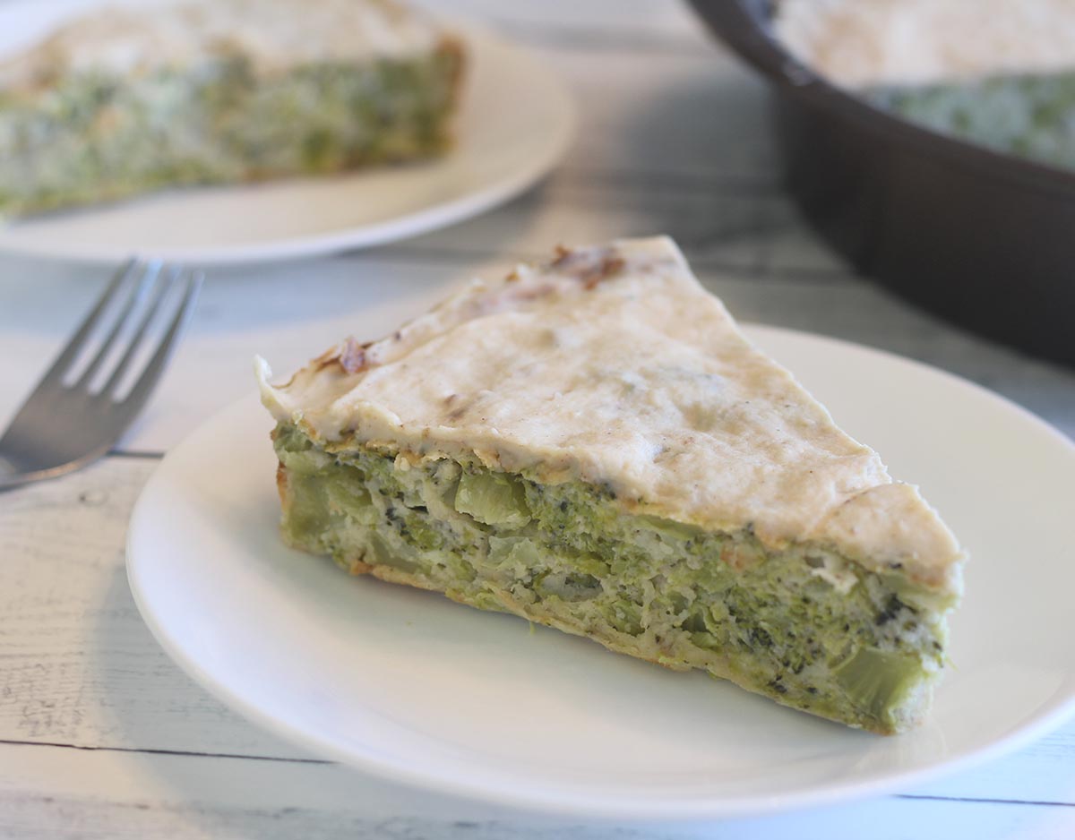 פשטידת ברוקולי וגבינה