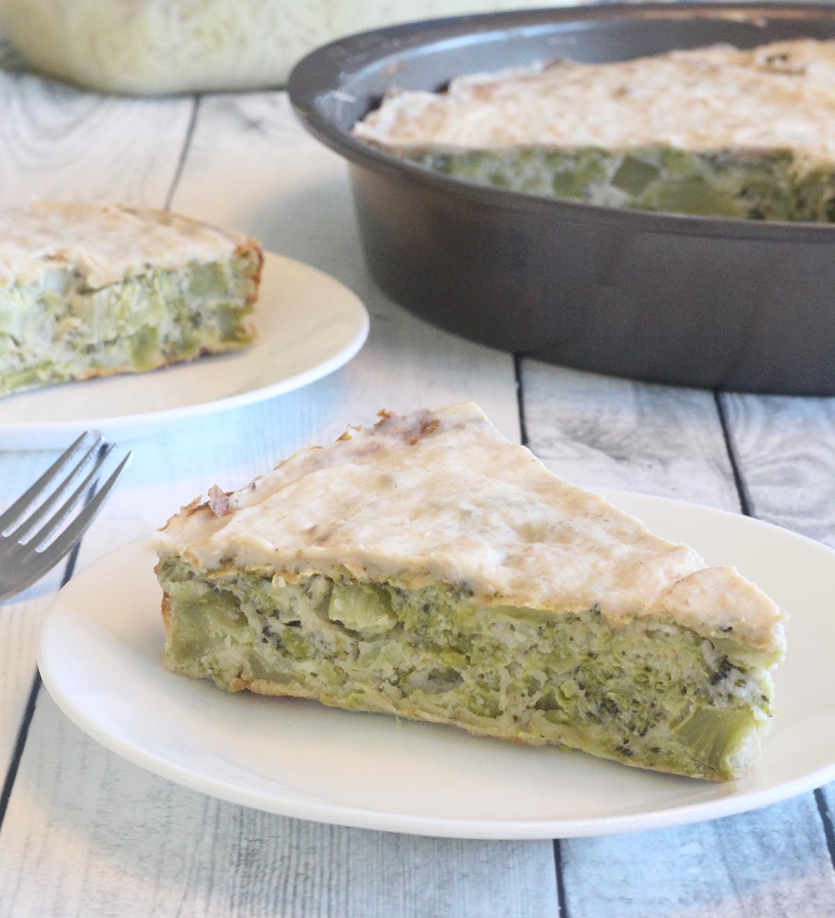 פשטידת ברוקולי וגבינה