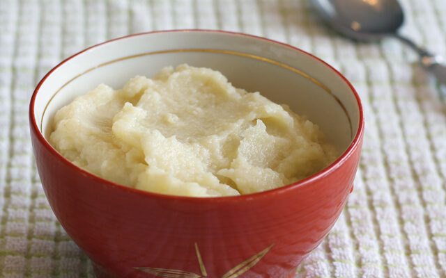 פירה כרובית עם שום