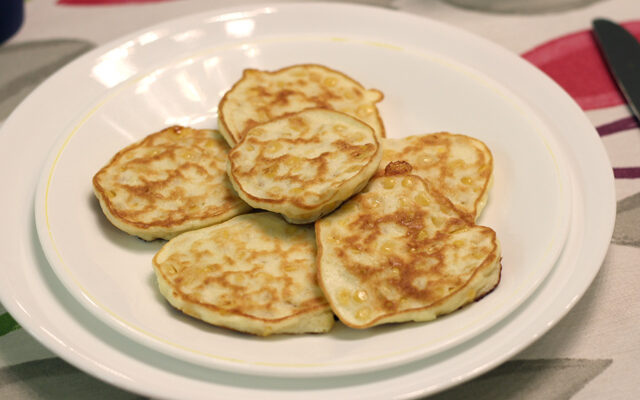 לביבות תירס וגבינה