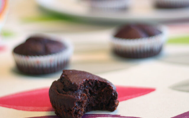 מאפינס סלק ושוקולד