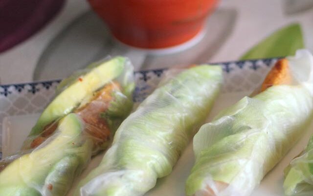 ספרינג רול עוף ואבוקדו