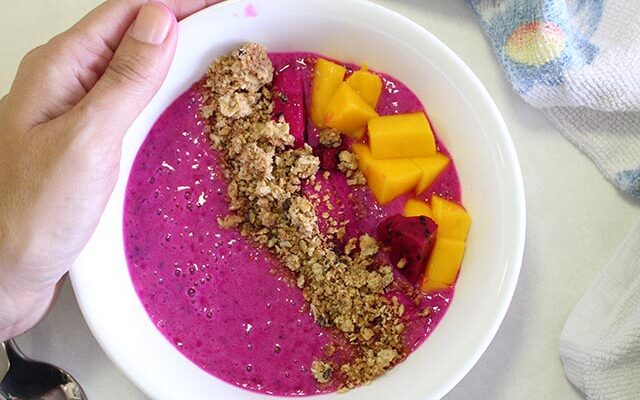 סמודי פיטאיה, בננה ומנגו