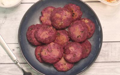 לביבות בטטה סגולה