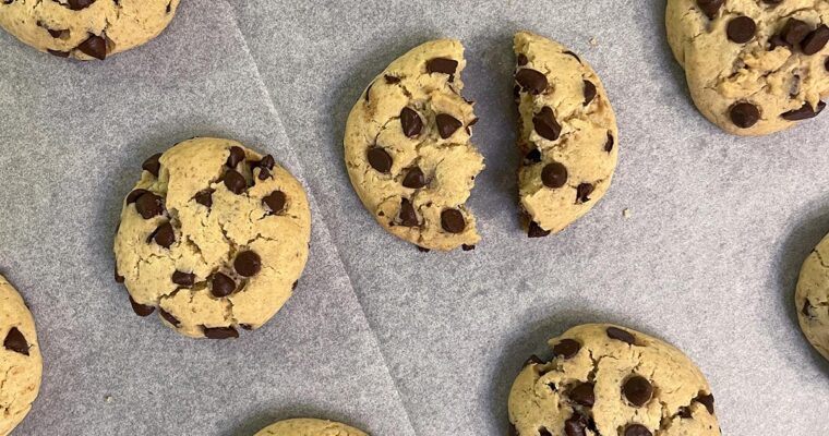 עוגיות שוקולד צ'יפס ופודינג וניל ללא גלוטן