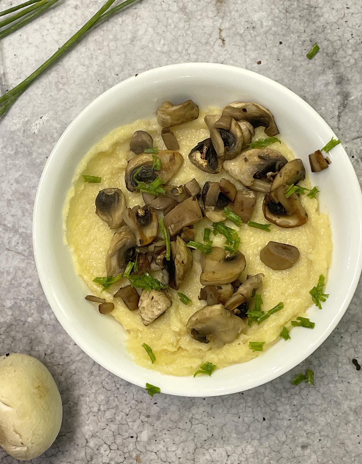 פולנטה טבעונית פולנטה טבעונית