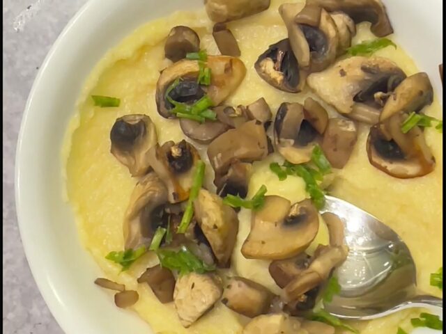 פולנטה טבעונית